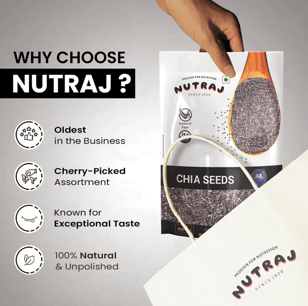 Nutraj Chia Seed 200 g - Image 4