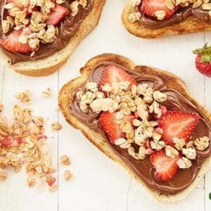 Strawberry Chocolate toast