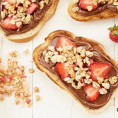 Strawberry Chocolate toast